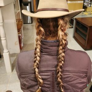 Stetson Wool Beige Cowboy Hat with Brown Band